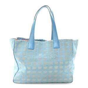 Chanel Nylon Travel Large Tote Blue #238386C58B